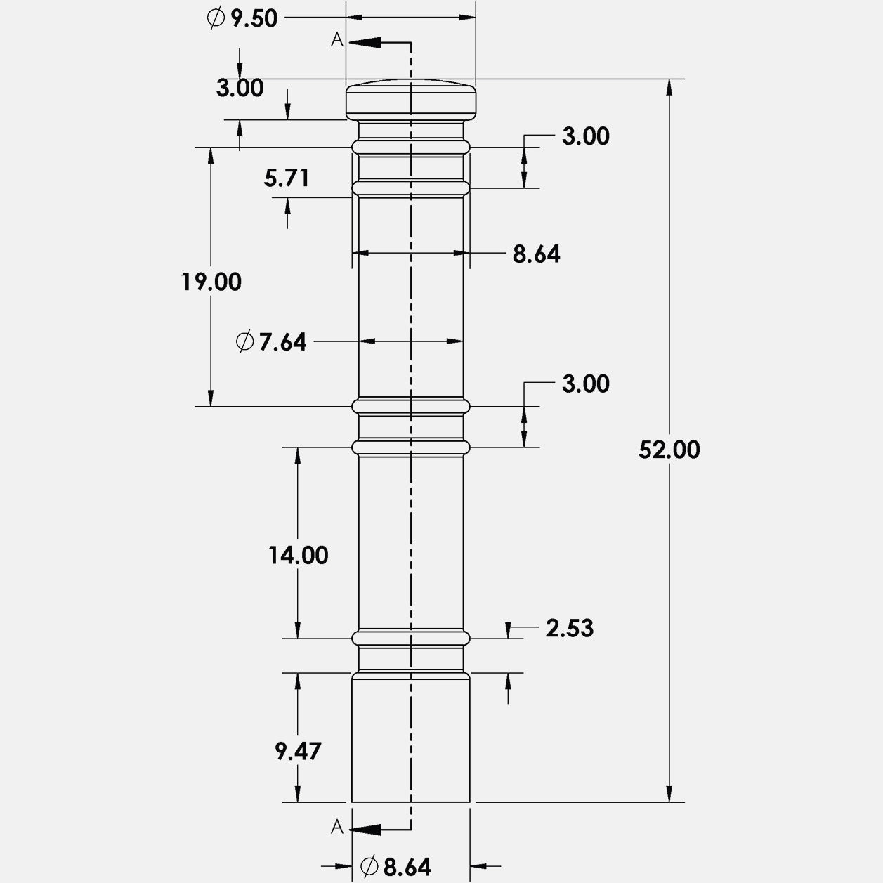 Metro Decorative 6" Bollard Cover