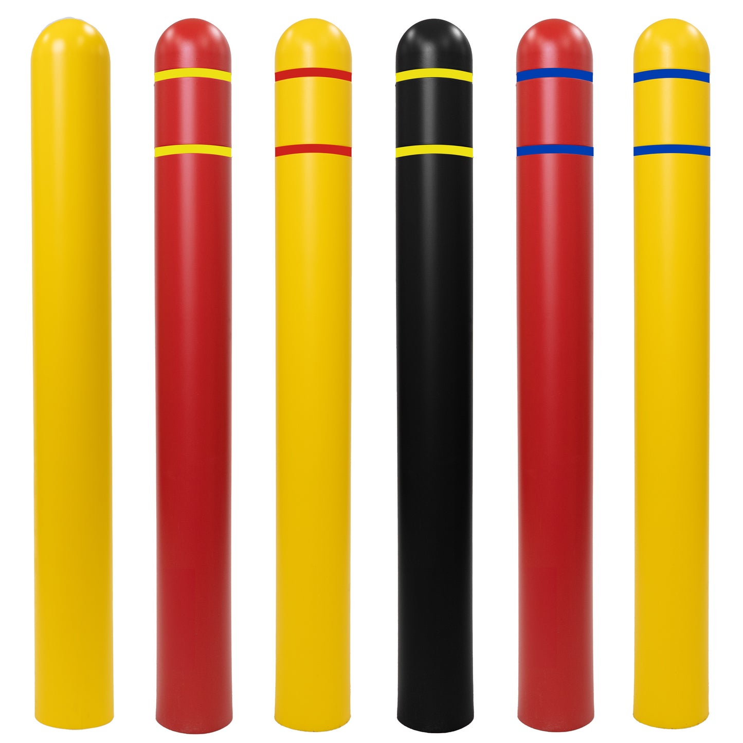 Round Top 4" Bollard Cover Heavy Duty 52" Long