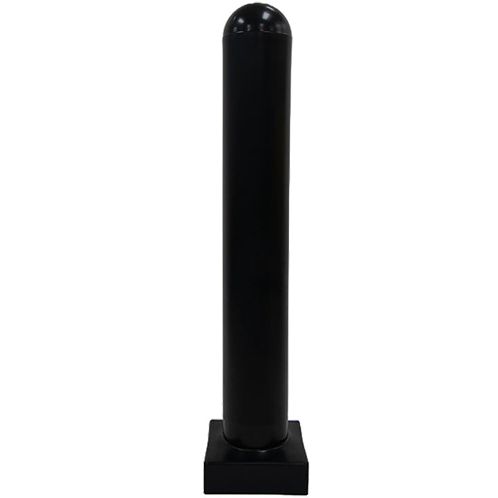 Round Top Plated 6" Bollard Cover
