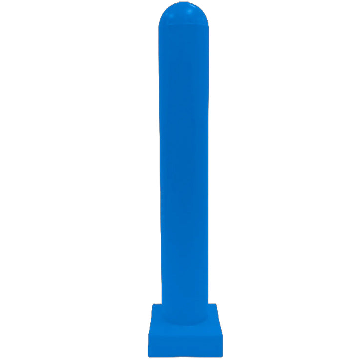 Round Top Plated 6" Bollard Cover