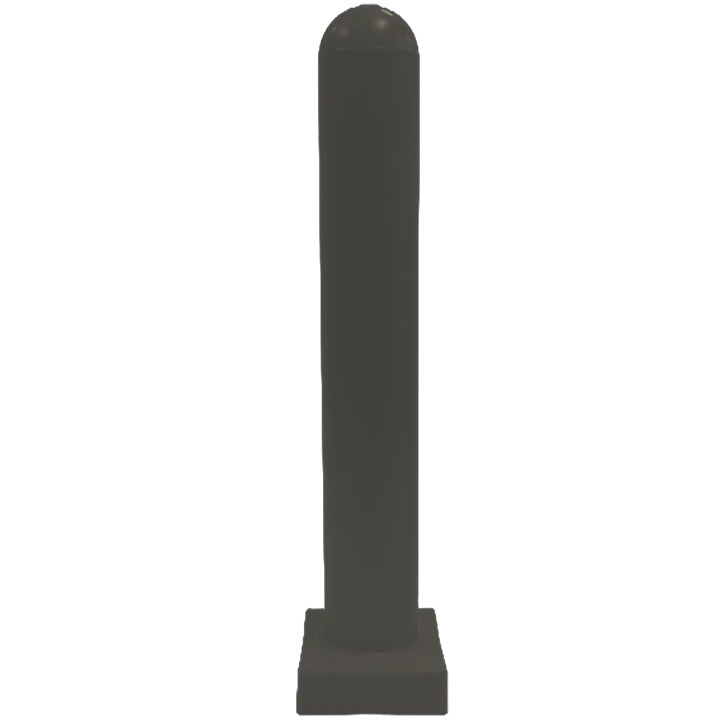 Round Top Plated 6" Bollard Cover