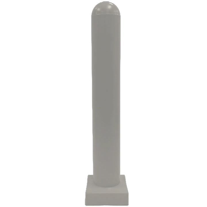 Round Top Plated 6" Bollard Cover