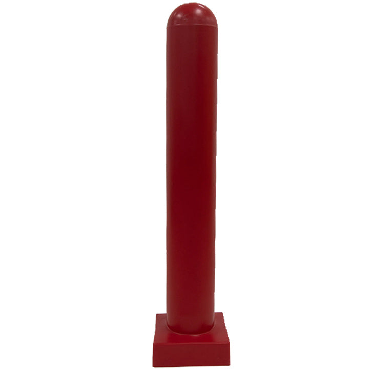 Round Top Plated 6" Bollard Cover