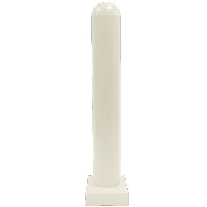 Round Top Plated 6" Bollard Cover