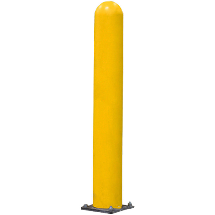 4" Plated Steel Pipe Bollard With Cover